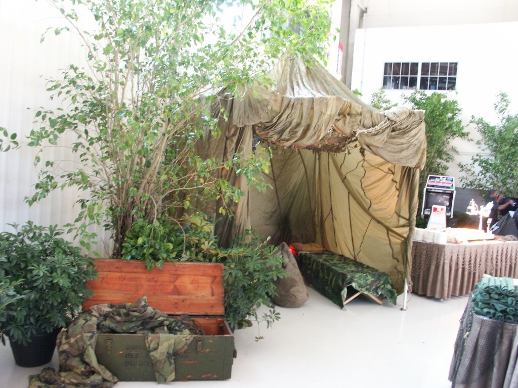 M*A*S*H inspired decor welcomes guests to event